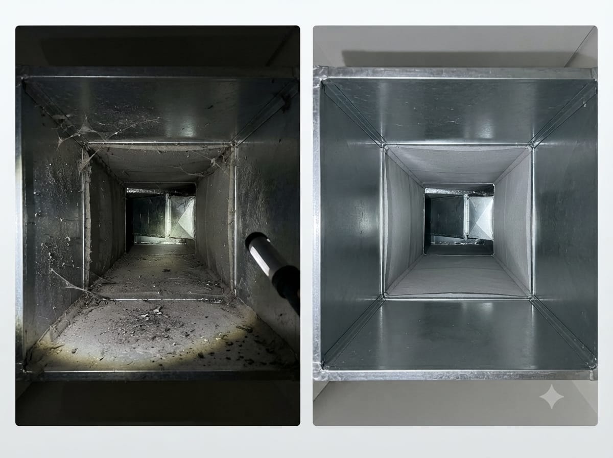 AC duct cleaning in Dubai