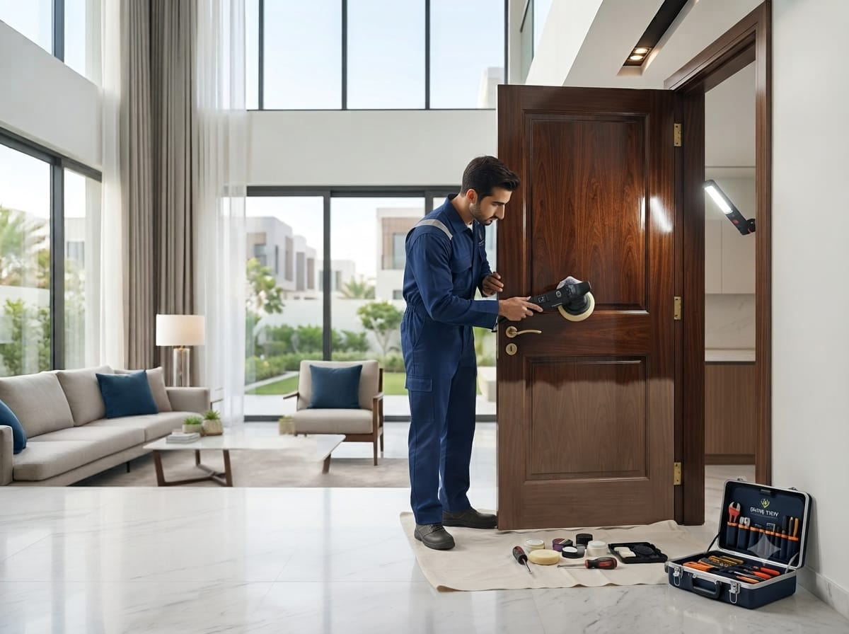 Door repairing and polishing services